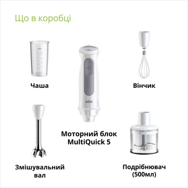 Блендер Braun MQ 50236 M WH