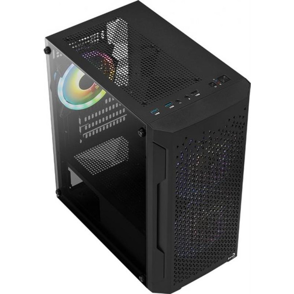 Корпус AeroCool Trinity Mini-G-BK-v2 (ACCS-PV32033.11) Black без БП