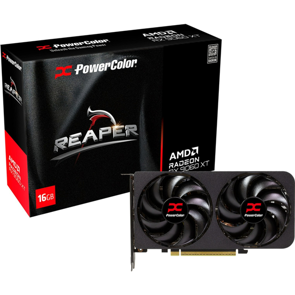Видеокарта AMD Radeon RX 9060 XT 16GB GDDR6 Reaper PowerColor (RX9060XT 16G-A)
