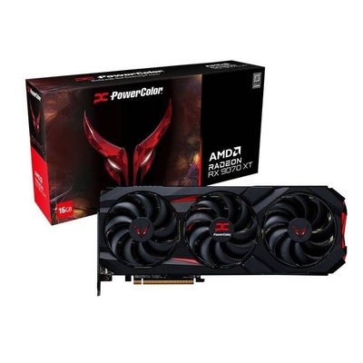 Видеокарта AMD Radeon RX 9070 XT 16GB GDDR6 Red Devil Backplate Special Edition PowerColor (RX9070XT 16G-E/OC/BP)