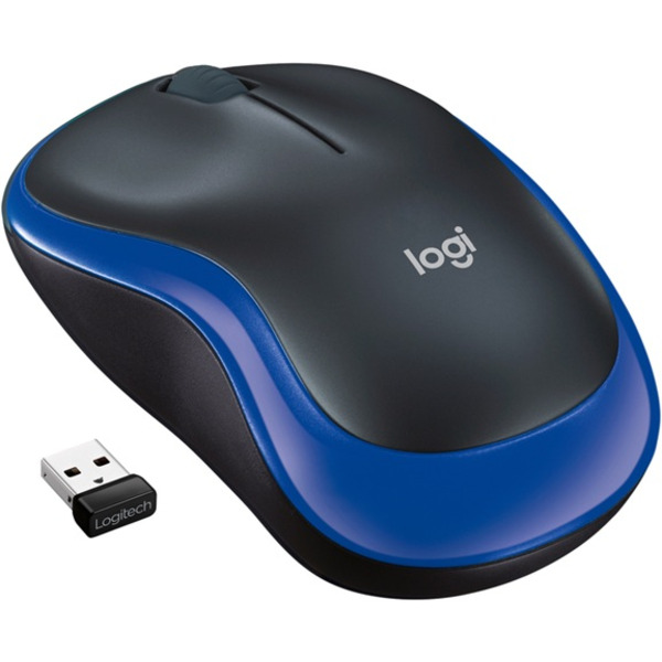 Миша бездротова Logitech M185 Blue (910-002236)
