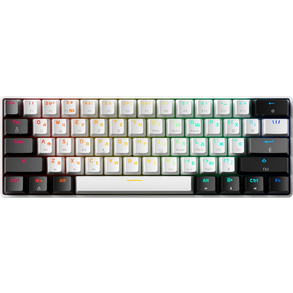 Клавиатура GamePro Genesis Infinity MK130BW Black/White