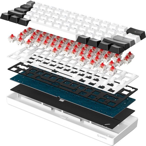 Клавиатура GamePro Genesis Infinity MK130BW Black/White