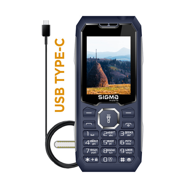 Мобільний телефон Sigma mobile X-style 341 BRO Blue