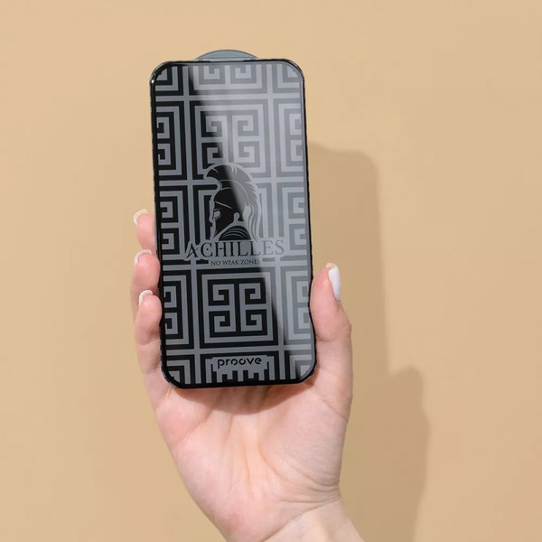 Защитное стекло Proove Achilles для Apple iPhone 16 Plus Black (PGPAIP16PL01)