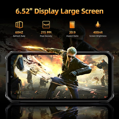 Смартфон Oukitel WP23 Plus 6.52"HD+ /8GB/256GB / T606 /10600mAh /13+5Мп/ IP69K /NFC Orange