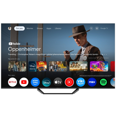 Телевизор Tesla 65E655BUS/ 65"/ 4K UHD (3840x2160)/ 60 Гц/ со Smart TV/ 2 х 12 Вт/ wi-fi/ bluetooth/ Google TV/ черный