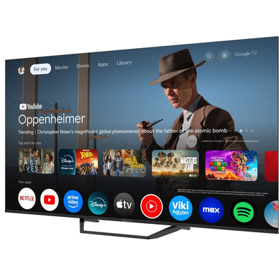 Телевизор Tesla 65E655BUS/ 65"/ 4K UHD (3840x2160)/ 60 Гц/ со Smart TV/ 2 х 12 Вт/ wi-fi/ bluetooth/ Google TV/ черный