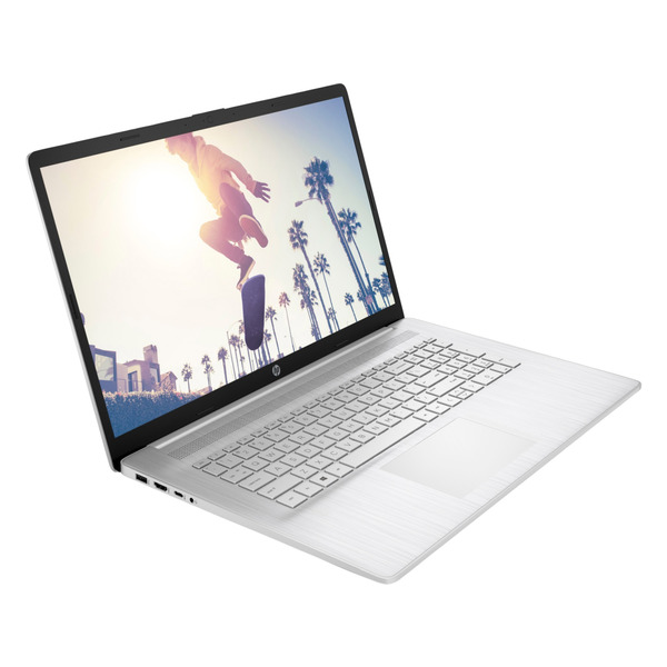Ноутбук HP 17-cp2041ua 17.3" FHD IPS AG, AMD R5-7520U, 16GB, F512GB, UMA, DOS, сріблястий