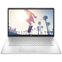 Ноутбук HP 17-cp2041ua 17.3" FHD IPS AG, AMD R5-7520U, 16GB, F512GB, UMA, DOS, сріблястий