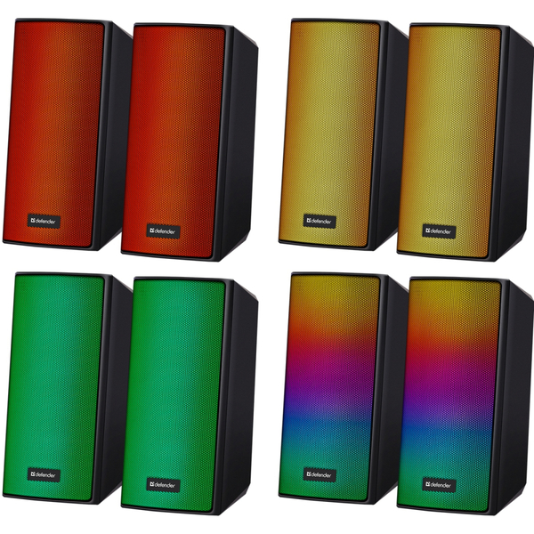 Комп'ютерні колонки 2.0 Defender  Spitfire 6Вт, Bluetooth/USB