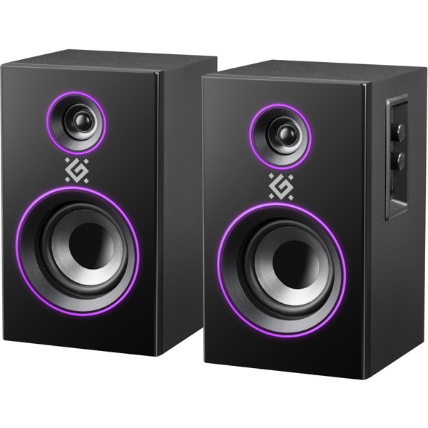 Компьютерные колонки 2.0 Solar 20 20Вт Bluetooth 5.0+3,5мм, RGB подсветка, черная