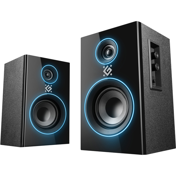 Компьютерные колонки 2.0 Solar 20 20Вт Bluetooth 5.0+3,5мм, RGB подсветка, черная