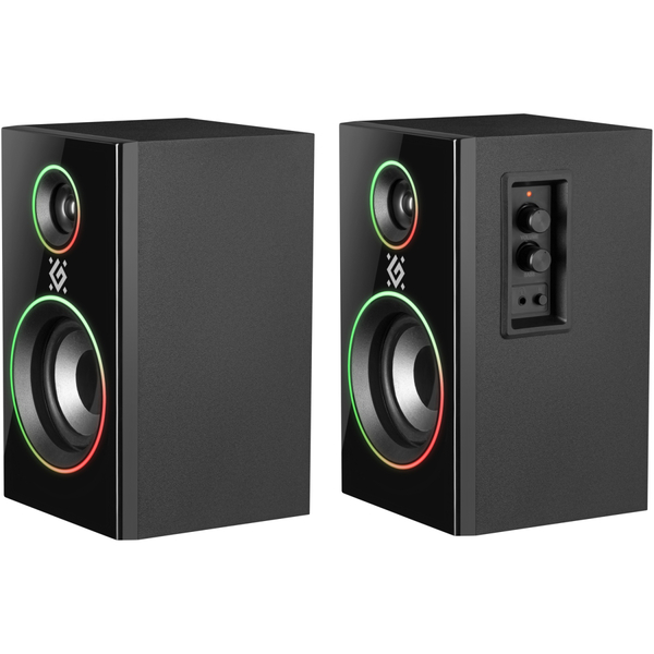 Компьютерные колонки 2.0 Solar 20 20Вт Bluetooth 5.0+3,5мм, RGB подсветка, черная