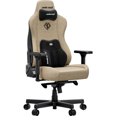 Кресло для геймеров Anda Seat Kaiser 3E XL Dark Beige Fabric (AD23YC-XL-09-H-CF-H01)