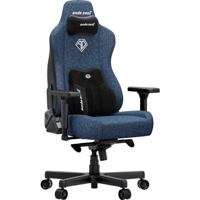 Кресло для геймеров Anda Seat Kaiser 3E XL Dark Blue Fabric (AD23YC-XL-09-S-CF-S01)