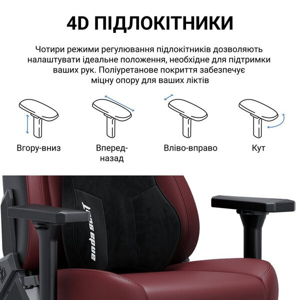 Кресло для геймеров Anda Seat Kaiser 3E XL Grey Fabric (AD23YC-XL-09-G-CF-G01)