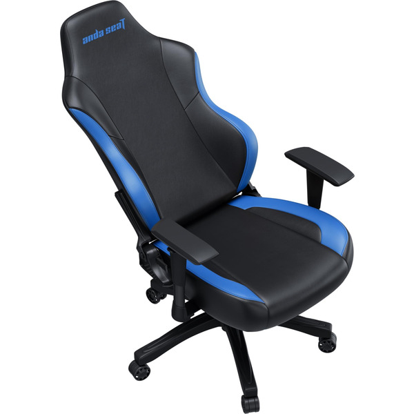 Кресло для геймеров Anda Seat Luna Size L PVC Black/Blue (AD18-48-BS-PV)