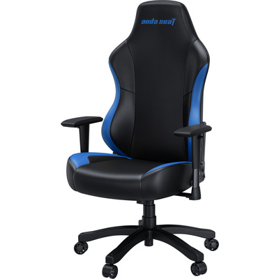 Кресло для геймеров Anda Seat Luna Size L PVC Black/Blue (AD18-48-BS-PV)