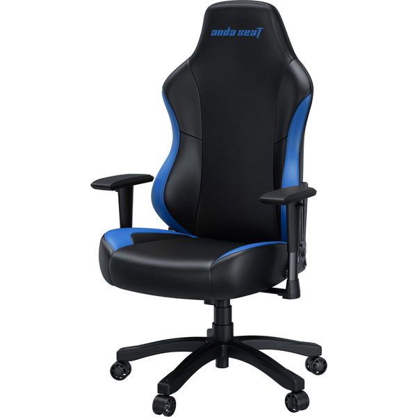 Кресло для геймеров Anda Seat Luna Size L PVC Black/Blue (AD18-48-BS-PV)