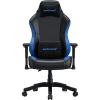 Кресло для геймеров Anda Seat Luna Size L PVC Black/Blue (AD18-48-BS-PV)