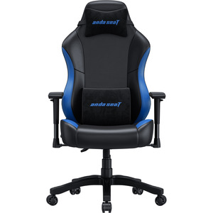 Кресло для геймеров Anda Seat Luna Size L PVC Black/Blue (AD18-48-BS-PV)