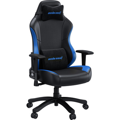 Кресло для геймеров Anda Seat Luna Size L PVC Black/Blue (AD18-48-BS-PV)