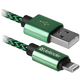 КабельDefender ACH01-03T USB(AM)-Lighting 1m, 2.1A Green (87810)