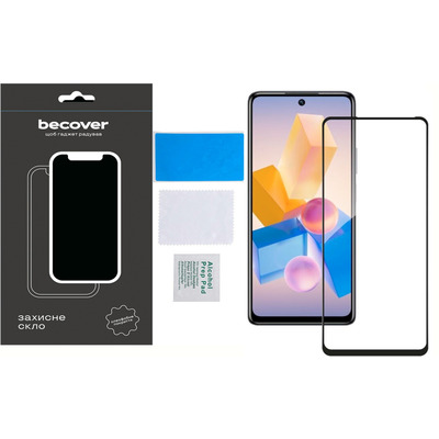 Защитное стекло BeCover для Infinix Hot 40 (X6836) Black (711072)