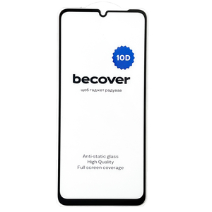 Защитное стекло BeCover для Poco C65 10D Black (711527)