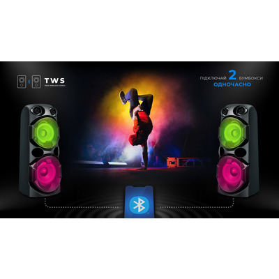 Портативна колонка REAL-EL X-780 Black (EL121600030)