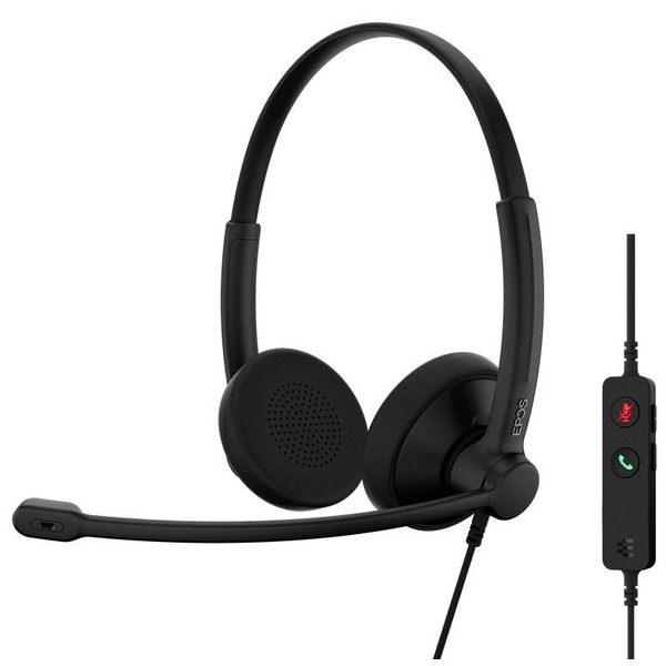 Наушники On-Ear EPOS IMPACT 100 UC, USB C+A, однонаправленный, 2м, Черный