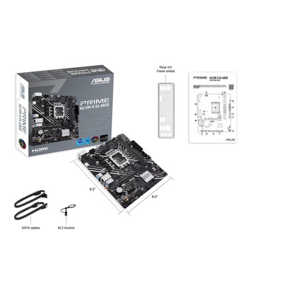 Материнская плата Asus Prime H610M-K D4 ARGB Socket 1700