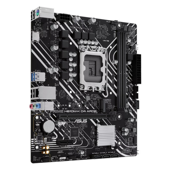Материнская плата Asus Prime H610M-K D4 ARGB Socket 1700
