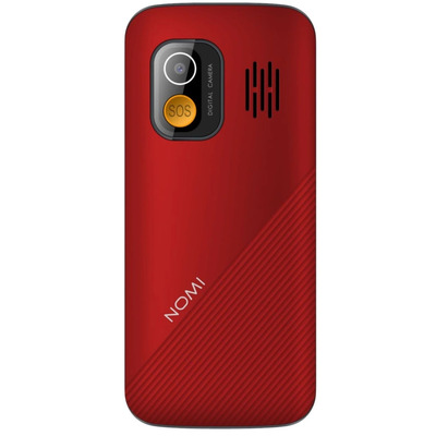 Мобильный телефон Nomi i1820 Dual Sim Red; 1.77" (160x128) TFT / кнопочный моноблок / ОЗУ 32 МБ / 32 МБ встроенной + microSD до 32 ГБ / камера 0.3 Мп / 2G (GSM) / Bluetooth / 120х53х13.5 мм, 115 г / 1000 мАч / красный