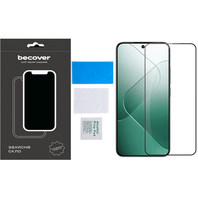 Захисне скло BeCover для Xiaomi 14 Black (710789)