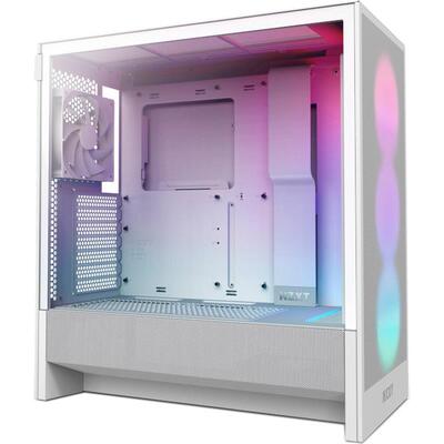 Корпус NZXT H5 Flow RGB White (CC-H52FW-R1) без БП