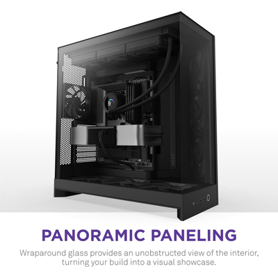 Корпус NZXT H9 Flow Black без БП (CM-H92FB-01)