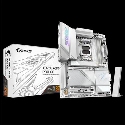 Материнская плата GIGABYTE X870E AORUS PRO ICE sAM5 X870 4xDDR5 M.2 HDMI Wi-Fi BT ATX