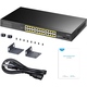 Комутатор Cudy GS1028PS2, 24-Gigabit PoE+ Switch with 4 Uplink Gig Ports and 2 Gig SFP Slots 300W