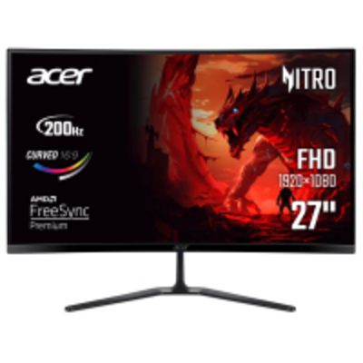 Монітор Acer 27" ED270X0biip 2xHDMI, DP, VA, 200Hz, 1ms, FreeSync Premium, CURVED