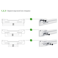 Універсальна монтажна пластина Tesy