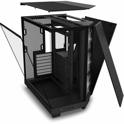 Корпус NZXT H6 Flow RGB Black (CC-H61FB-R1) без БП
