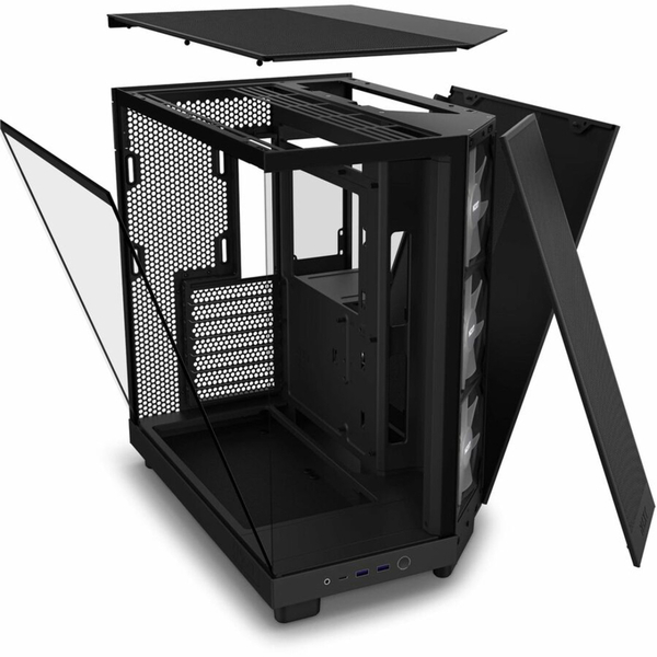 Корпус NZXT H6 Flow RGB Black (CC-H61FB-R1) без БП