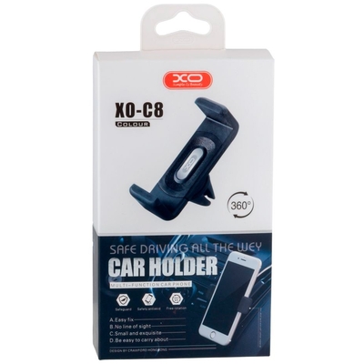 Держатель автомобильный XO C8 Black