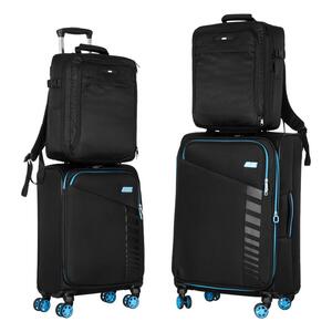 Набір валіз 2E Trek (M+S) + 2 Cabin (2E-SPE-TREK-SET4-BK)