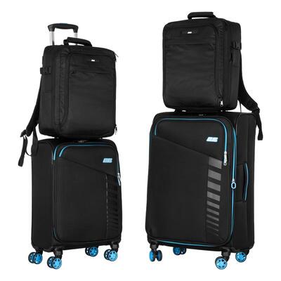 Набір валіз 2E Trek (M+S) + 2 Cabin (2E-SPE-TREK-SET4-BK)