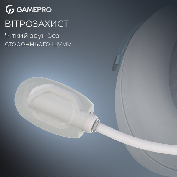 Навушники GamePro Asgard Freya Pro White-Blue (HSW201WB)