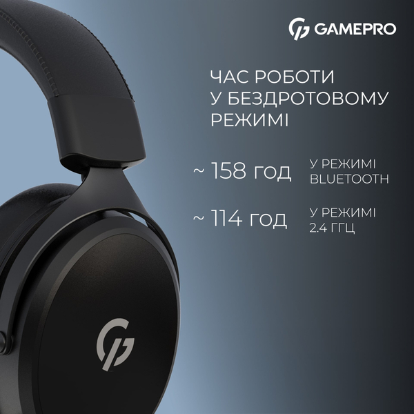 Навушники GamePro Asgard Skadi Black (HSW191B)