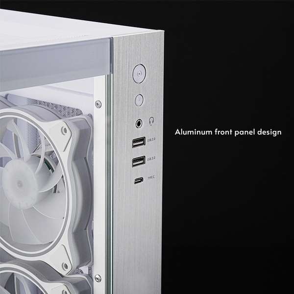 Корпус Chieftec VISIO GM-30W-TG-OP ATX, без БЖ, White